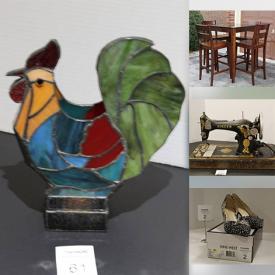 MaxSold Auction: This online auction features Royal Albert china, Wedgwood, framed photography and prints, furniture such as pub style table with chairs, curio cabinets, antique rocking chair and antique mahogany side table, Christmas decor, women’s shoes, home decor, camera bags, glassware, cutlery and much more!