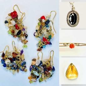 MaxSold Auction: This online auction features Natural Gemstone Earrings, Bracelets, Gemstone & Silver Necklaces, Ruby Ring, Loose Gemstones such as Garnet, Citrines, Jasper, Onyx, Opal, Agate, Tiger Eye, Emeralds and much more!