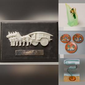 MaxSold Auction: This online auction features Porcelain Figurines, Inuit Soapstone Carving, Swarovski Crystal Jewelry, Gemstone Jewelry, Coins, Costume Brooches, Art Glass, Collector’s Plates, Teacup/Saucer Sets, Tribal Wood Carvings, Vintage Bottles, Studio Pottery, Grandfather Clock, Framed Artwork, Fur Outerwear and much more!