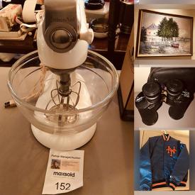 MaxSold Auction: This online auction features Binoculars, Computer Accessories, Kitchenaid Mixer, Hand Tools, Birdhouse, Patio Furniture, Sports Memorabilia, Aerogarden Planter, Corningware, Tablets, Weather Stations, and much more!
