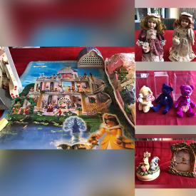 MaxSold Auction: This online auction features Vanessa Ricardi Dolls, Toys, Winnie The Pooh Collectibles, Bunnykins Dish Set, Cherished Teddies, DVDs, Blue-Rays and much more!