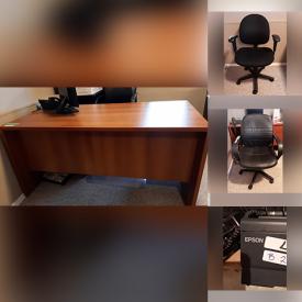 MaxSold Auction: This online auction features furniture such as a desk, file cabinets, office chair, meeting table and more, truck trolley, bicycles, small kitchen appliances, tools, DVDs, office items, houseware and much more!