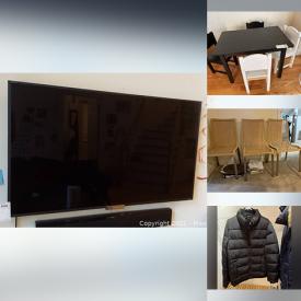 MaxSold Auction: This online auction features 55” Sony TV, furniture such as children’s table with chairs, upholstered chair, console cabinet, platform bed, and dresser, Dyson vacuum, winter jackets, clothing, children’s tools, dishware, glassware, small kitchen appliances, Bose speakers, Yamaha piano, Epson printer and much more!