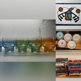 MaxSold Auction: This online auction features Vintage Bottles, Puzzles, MCM Glasses, Games, Yarn, Fabric, Carl Beam Prints, Richard Bedwash Prints, Brian Marion Prints, Ron Noganosh Prints, Vintage Blue & White China, YA Books and much more!