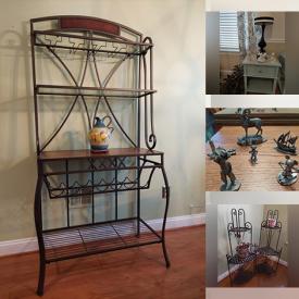 MaxSold Auction: This online auction features Bakers Rack, Art Glass, Sewing Machine, Precious Moments, Yard Tools, Christmas Houses, Pewter Pieces, Willow Tree Angels, Small Kitchen Appliances, Tools, Dollhouse, Toys, Jewelry and much more!