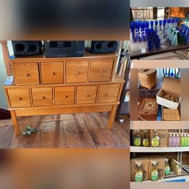 MaxSold Auction: This online auction features Noritake china, illustrated antique book, Limoges, furniture such as vanity table with mirror, chest of drawers, and drop-leaf table, lawnmowers, windows, glassware, DVD player, vintage toys, framed wall art, Sony stereo, digital cameras, Thorens turntable, lamps, home decor, vintage bicycle, Eco Friendly cleaning products and much more!