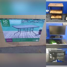 MaxSold Auction: This online auction features Tables, Office Supplies, White Boards, Desks, Computer Gear, Desktop PC, Webcams, NIB Outside Table and much more!