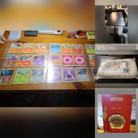 MaxSold Auction: This online auction features Pokemon Cards, Toddler Shoes, Natural Citrine, Sports Cards, Glass/Metal Desk, Wooden Carving, NIB Bunnykins, New Toddle Coat, Infant Care Items, Japanese Chef Tool and much more!