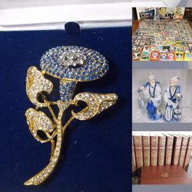 MaxSold Auction: This online auction features Vintage Lenox China Jewelry, Pfaltzgraff Naturewood Dishes, Boyds Bears, Vintage Books, Sports Collectibles, Miniature Tea Pots, Salt & Pepper Shakers, Collectors Plates, Stamps, Coins, Studio Pottery, LPs, Violin and much more!