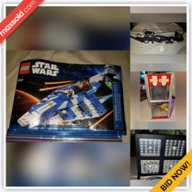 MaxSold Auction: This online auction features Vintage Popcorn Machine, Legos, Vintage Travel Bar, Star Wars Collectibles, Grow Lamp, Printer, Tiffany Style Hanging Lamp, Senators Collectibles, Winnie The Pooh Items, Yard Tool, Porcelain Bird, Wood Carving, Indigenous Bottle Art and much more.