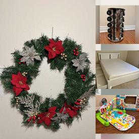 MaxSold Auction: This online auction features Sleeper Sofa, Platform Bed, Exercise Equipment, Toys, Christmas Decorations, Small Kitchen Appliances, Floor Play Mat, Board Games, Baby Piano Gym, STEM Toy, VR Headset and much more!