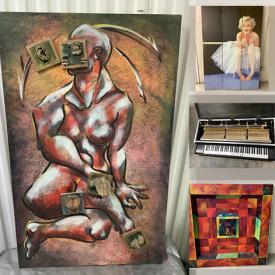 MaxSold Auction: This auction features teacup sets, silverware utensils, electronics, speakers, paintings, mirrors, plaque posters, home decors and much more!