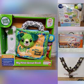 MaxSold Auction: This online auction features New in Box Items such as Toys, Action Figures, Hand Puppets, Fashion Doll, Board Games, Play Shoes, Women's Slippers, Watches, Baby Products, Christmas Decor, Beauty Supplies, Stereo Headphones, Jewelry, Pet Supplies and much more!