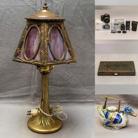 MaxSold Auction: This online auction features Aynsley, Paragon, 925 silver jewelry, antique sterling silver, watches, Indigenous beading, MCM pottery, MCM glassware, lamps, vintage accent table, Canon digital camera and much more!