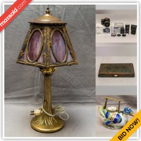 MaxSold Auction: This online auction features Aynsley, Paragon, 925 silver jewelry, antique sterling silver, watches, Indigenous beading, MCM pottery, MCM glassware, lamps, vintage accent table, Canon digital camera and much more!