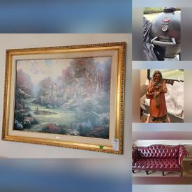 MaxSold Auction: This online auction features Exercise Equipment, Recliners, Kinkade Artwork, Precious Moments, Board Games, WWII Memorabilia, Area Rug, Costume Jewelry, Vintage Roll Top Desk, Char-Griller Acorn Grill, Lawyers Bookcase, Humidors, Golf Club Covers, Camping Gear, Cuckoo Clock, Sporting Goods, and Much, Much, More!!