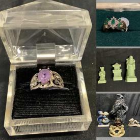 MaxSold Auction: This online auction features Sports Wall Art, Gold Rings Silver Rings, Amethyst Ladies Ring, Antique Japanese Figurines, Bicycle, Japanese Woodblock Print, Collectors Plate and much more!