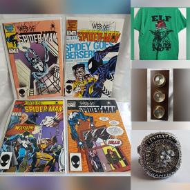 MaxSold Auction: This online auction features chopsticks set, Vintage Pepsi bottles, yogurt maker, costume jewelry, snowboard goggles, owl decor, comic books, Xbox 360 games, jewelers loupe, coin collection and so much more!!!