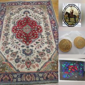 MaxSold Auction: This online auction features Vintage Persian All Wool Rugs, A.J. Casson Etchings, Bill Read Gold Foil Art, Vintage RCMP Silver Brooch, Uncirculated & Circulated Coins, Antique Hand Punched Metal Sheet Art, Antique Stain-Glass Windows, Gold Jewelry, Ancient Coins, Gold Ingots, Vintage Hockey Collectibles, Inuit Rock Carvings, David Morrisseau Painting, Chinese Rock Carving Art and much more!