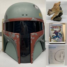 MaxSold Auction: This online auction features a Boba Fett and Stromtrooper helmets, comic books, games, Legos, books, vintage snowglobes, caps, toys, Canon Selphy printer, Toshiba DVD player and other electronics, fleece blanket, Christmas decor, Rokr marble run, Xbox one games, domino game and much more!