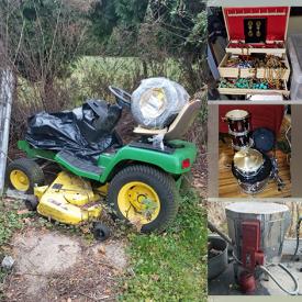 MaxSold Auction: This online auction features a Skutt electric kiln, Shimpo-west potter's wheel, composite tabletop board, John Deere lawnmower, Karcher pressure washer, gas leaf blower and other yard tools, Hamilton porcelain tea set, Bavaria plates and other china, kitchenware, small kitchen appliances, books, Brownhills pottery, shelving units, crafting stamps, Legos and much more!