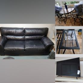 MaxSold Auction: This online auction features furniture such as dining table, Gluckstein chair and a half, wardrobe, sofa, shelving, and recliner, outdoor furniture such as patio chairs, bench, and bistro table, sewing equipment such as thread, bobbins, accessories, Eclipse serger, and Kenmore sewing machine, photography equipment such as Nikon camera, flash, telephoto lens, and Nikon case, fashion such as clothing, hats, and shoes and much more!