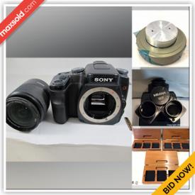 MaxSold Auction: This online auction features NIB Wall Chargers, Cameras & Lens, Emergency Exit Sign, New Mitutoyo Air Bearing Pads, Power Supply, New Fired Detectors, Special Engineering Tools, Lockout Tags, New Johnson Controls, Renishaw Probehead Controllers and much more!