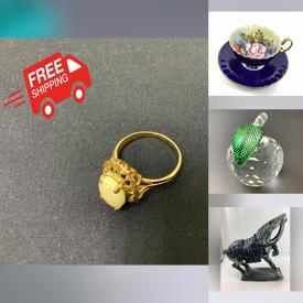 MaxSold Auction: This online auction features Vintage Gold Rings, Uncirculated & Circulated Coins, Vintage Triple Strand Pearl Necklace, Teacup/Saucer Sets, Antique Jasperware, Vintage Marbles, Moorcroft Vases, Art Glass, Royal Doulton Figurines and much more!