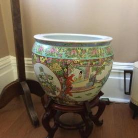 MaxSold Auction: This online auction features decor and collectibles such as a large Asian vase, pottery, candelabra, spinning wheel, glassware, silver flatware, artworks and much more!