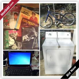 MaxSold Auction: This online auction features Sterling, Baseball Cards, Laptop, Jewelries, Vintage Toys, Recording Studio Equipment, Electronics, Appliances, Yamaha Keyboard and much more!