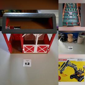 MaxSold Auction: This online auction features CDs, Toys, Kids Games, Video Games, NIB Small Kitchen Appliances, Sports Equipment, German Records, LPs, Comics, NIB Beauty Appliances, NIB Nevada Hiker Boots, Camping Gear, NIB Ceiling Fan, NIB Skillets, NIP Clutches, Sports Trading Cards and much more!