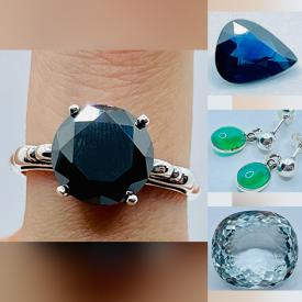 MaxSold Auction: This online auction features Black Diamond Ring, Cats Eye Ring, Green Onyx Earrings, Tigers Eye Pendant, and Loose Gemstones such as Sapphires, Tanzanites, Garnets, Tourmalines, Amethysts, Opals, Quartz, Emeralds, Spinel. Topaz and much more!