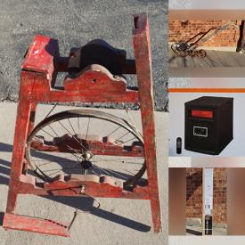 MaxSold Auction: This online auction features TV Props such as Antique Hose/Rope Wheel, Antique Grinding Wheel, Antique Roller, Antique Industrial Lamps, and Power Tool, Power Washer, Car Charger, Cell Phone Chargers, Electric Lawnmower, Fitness Trackers and much more!