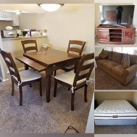 MaxSold Auction: This online auction features furniture such as a Cindy Crawford sofa, dining table and chairs, bedroom dresser, bedframe, chest and much more!