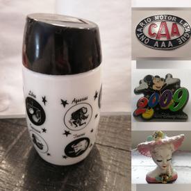 MaxSold Auction: This online auction features Vintage Items such as Kitchen & Bar Ware, Head Vases, Stubby Beer Bottles, Children's Books, and Collectibles such as Star Wars, Dukes of Hazzard, Peanuts, Garfield, and Sports Cards, and Video Games and much more!