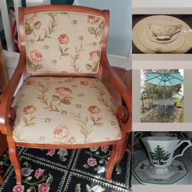 MaxSold Auction: This online auction features Dining Room Table, TV, DVDs, Day Bed With Trundle, Area Rugs, Irish Tea Set, Vintage Crystal Stemware, Art Glass, Vintage Kitchen Items, Garden & Hand Tools, Skis & Boots, Patio Furniture and much more!