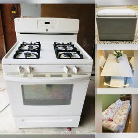 MaxSold Auction: This online auction features appliances such as gas range oven, furniture such as sofa, dining table, office chairs, ottoman, and dresser, small home appliances such as microwave, Oster blender, and Cuisinart coffee maker, home decor such as vases, rugs, blackout curtains, and Christmas décor and much more!