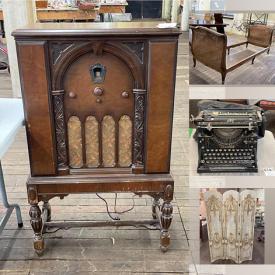 MaxSold Auction: This online auction features furniture such as an Asian cabinet, velveteen chairs, vintage buffet, midcentury dressers and more, books, china, cameras, framed prints, matchbooks, antique Underwood typewriter, porcelain, vinyl albums and much more!