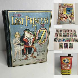 MaxSold Auction: This online auction features Vintage Items such as First Edition Books, View Masters, Hot Wheels, Costume Jewelry, Men's Clothing, Comics, Coins, Board Games, and Movie Action Figures, Hockey Cards, Collector Spoons, NHL Coins and much more!