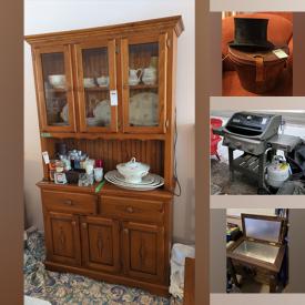 MaxSold Auction: This online auction features Ikea solid pine dresser and bed, desk with hutch, Vintage wash stand, sump pump, leaf blower, kitchen appliances such as roaster oven, food processor, Mixmaster, air fryer, chess set and much more!