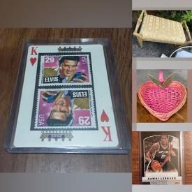 MaxSold Auction: This online auction features LPs, Vintage Bedroom Furniture, Baskets, Sports Trading Cards including Basketball, Hockey, Football and much more!