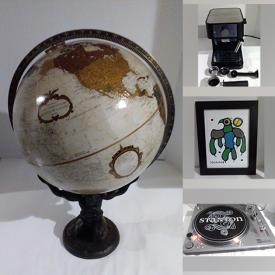 MaxSold Auction: This online auction features Replogle Globe Vintage, DeLonghi Espresso Coffee Maker, Black Wrought Iron Metal Wares, Silver Metal Table, Picasso Print Nu Torso De Femme, New Lemonade Pitchers With Glasses, Toronto Blue Jays LED Galaxy Spotlight, Solid Wood Side Table and much more!