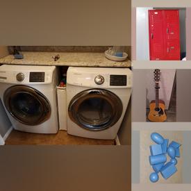 MaxSold Auction: This online auction features Bedroom Set, Area Rugs, Washer & Dryer, Montessori Collection, Guitar, Keyboard, Lockers and much more!
