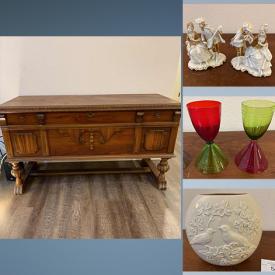 MaxSold Auction: This online auction features Forest Park Chest, Antique Scale, Vintage Bottles, Mortar & Pestles, Faberge Flutes, Decorative Plates, Longaberger Dishware, Lenox Vases, Lane Cedar Chest and much more!