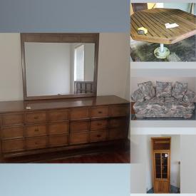 MaxSold Auction: This online auction features Lamps, Sofa Table And End Table, Media Cabinet, Large vintage Bar, Painting Supplies, Tables And Shelves, Drill And Stapler, Washer, Battery Charger, Pressure Washer, Extension Ladder and much more!