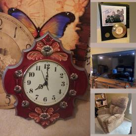 MaxSold Auction: This online auction features wall art, Pressure Cooker, Slow cooker, Microwave, Utensils, Trash bins, Bakeware, TV Stand/Media cabinet, Candles, Dog Toys and Dog Supplies, Reclining Sofa, Lingerie Chest, Adjustable Bed Frame and bedding, Makeup and much more!