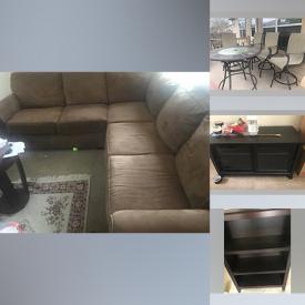 MaxSold Auction: This online auction features Patio Furniture, Sectional Sofa, Exercise Equipment, Birch Dressers & Nightstand, Jewelry Cabinet, Roll Top Desk and much more!