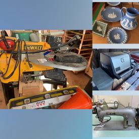 MaxSold Auction: This online auction features musical instruments such as an upright piano, an autoharp, and bagpipes, as well as a variety of woodworking tools, a barbeque, luggage, an industrial sewing machine, china dishware, books, dining furniture and more!