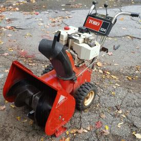 MaxSold Auction: This online auction features Toro 8 horsepower 24-inch snowblower, Ryobi 3 and 1 self propelled 20 inch 48 volt cordless lawn mower, Full size rocking chair, 4 wicker chairs, Vintage glass wall light, 3 cookie jars and much more!