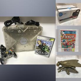 MaxSold Auction: This online auction features comic books such as 1981 Avengers, The Punisher, Amazing Spiderman and more, Fisher-Price plane, cosplay masks, wall clock, accessories, shoes, RC cars, Pyle-Pro Professional Digital MIDI-Controller, smart room sensors, Chess game board, figures, decor, Xbox Crystal and much more!